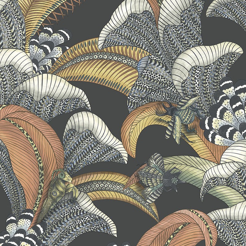 Papel pintado Cole & Son Ardmore Jabula Hoopoe Leaves 119-1005