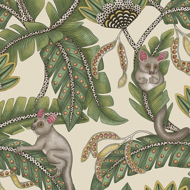 Papel pintado Cole & Son Ardmore Jabula Bush Baby 119-7035