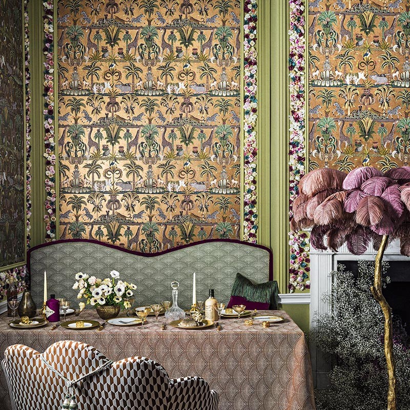 Papel pintado Cole & Son Ardmore Jabula Africa Kingdom 119-5025