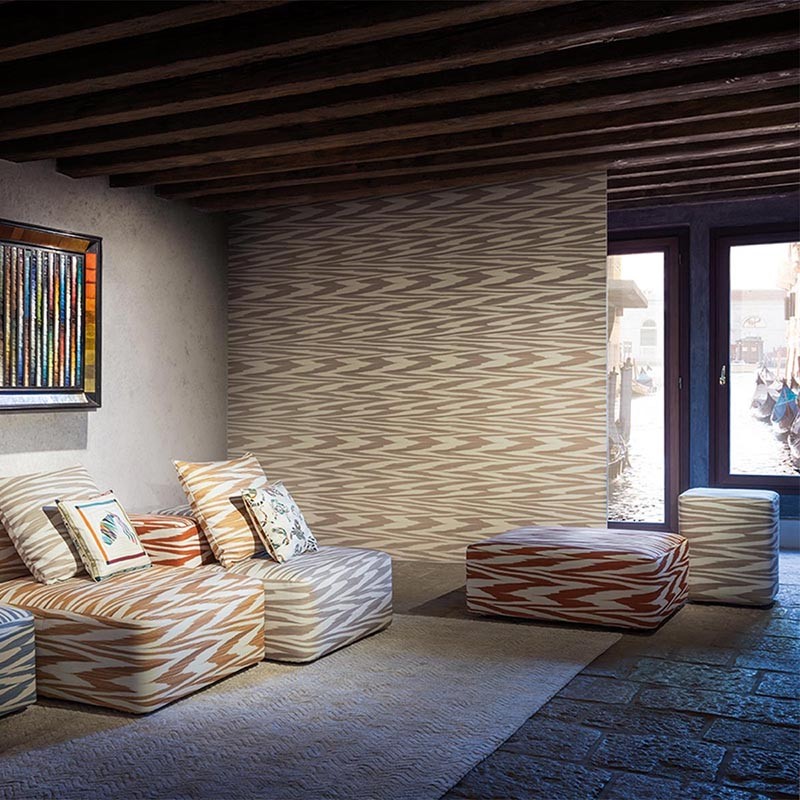 Papel pintado Missoni Home Wallcoverings 04 Flamed Zigzag 10342