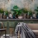 Mural Saint Honoré One Roll One Motif  Green Trompe 1860-2675