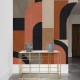 Mural Saint Honoré One Roll One Motif  Modernism Shapes 1860-2667