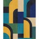 Mural Saint Honoré One Roll One Motif  Modernism Shapes 1860-2666