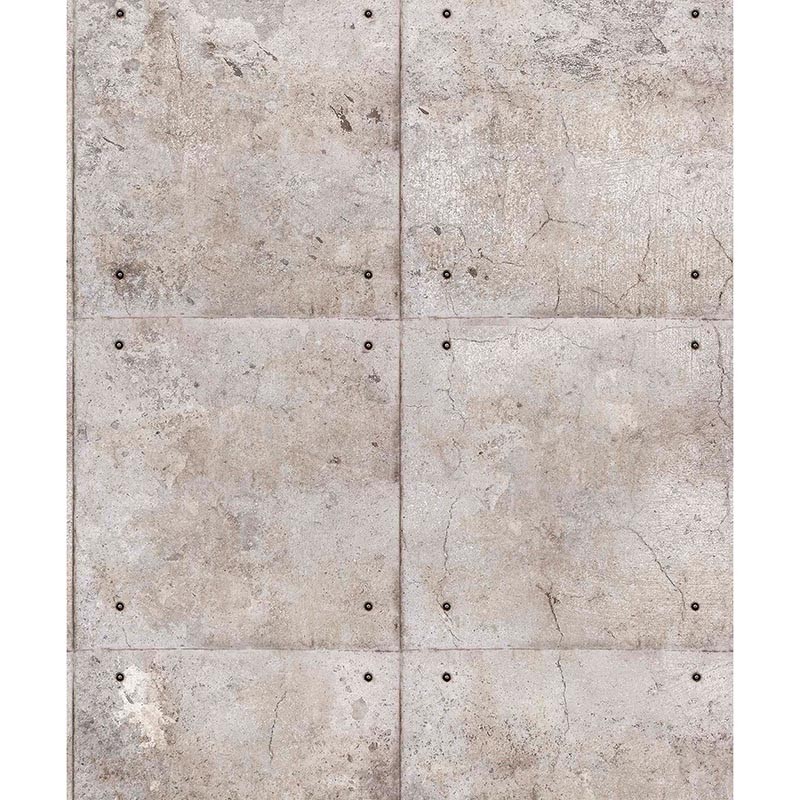 Mural Saint Honoré One Roll One Motif Concrete Blocks 1860-2651
