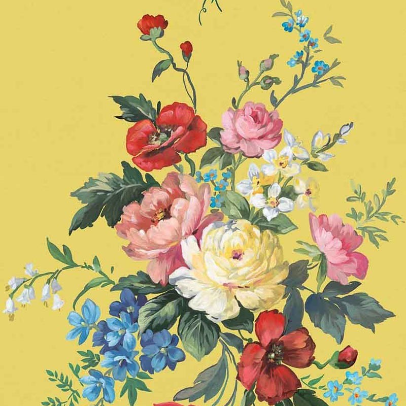 Papel Pintado Coordonné Feria Carmen Cúrcuma A00221