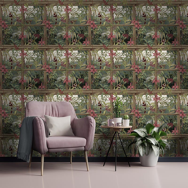 Cascading Gardens Comoro  Papel Holden 91392