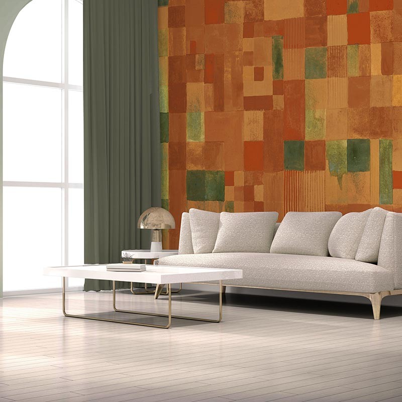 Mural Decorativo Tres Tintas Aniline Taracea M4117-1