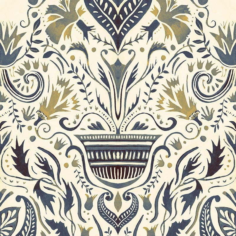 Papel Pintado Tres Tintas Barcino Domàs BR4205-5