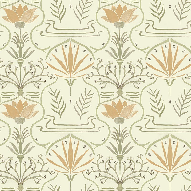 Papel Pintado Tres Tintas Barcino Voysey BR4202-2