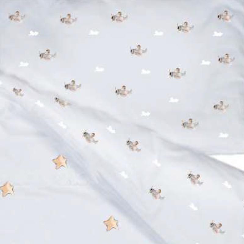 Tela Sueños de Cigüeña 2022 Bed Collection Cuco el Aviador SDC-EST-05