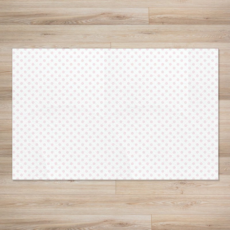 Alfombra Vinílica Sueños de Cigüeña Dots Rose SDC-RUG-05