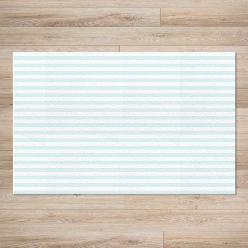 Alfombra Vinílica Sueños de Cigüeña Raya Blue SDC-RUG-03