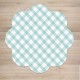 Alfombra Vinílica Sueños de Cigüeña Vichy Mint SDC-RUG-02