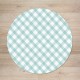 Alfombra Vinílica Sueños de Cigüeña Vichy Mint SDC-RUG-02