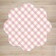 Alfombra Vinílica Sueños de Cigüeña Vichy Rose SDC-RUG-01