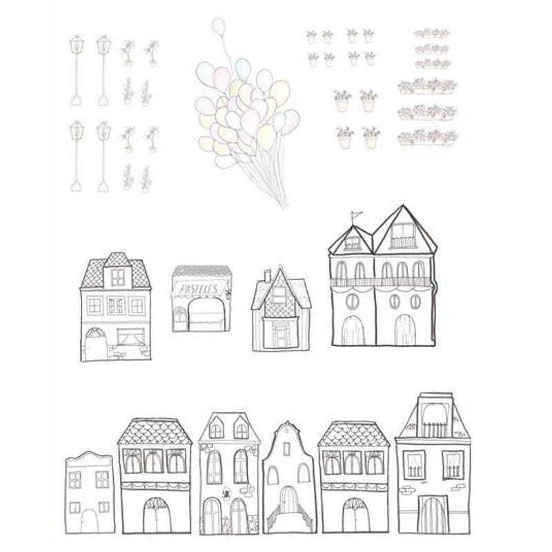 Vinilo Sueños de Cigüeña Teen Little Houses SDC-TEEN-30