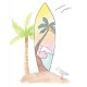 Vinilo Sueños de Cigüeña Teen Surf Palmera SDC-TEEN-17