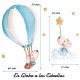 Vinilo Sueños de Cigüeña Sueños En Globo a las Estrellas SDC-SD-21-001