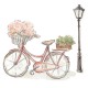 Vinilo Sueños de Cigüeña Sueños Bicicleta niña SDC-SD-20-021