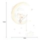Vinilo Sueños de Cigüeña Decorata Pescando en la Luna SDC-SD-20-001
