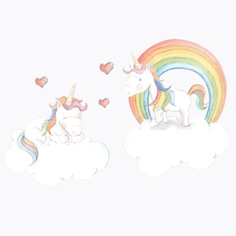 Vinilo Sueños de Cigüeña Stories Twin Unicorn SDC-VIN-UNIC-001