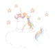 Vinilo Sueños de Cigüeña Stories Unicorn Sleeping SDC-VIN-UNIC-002