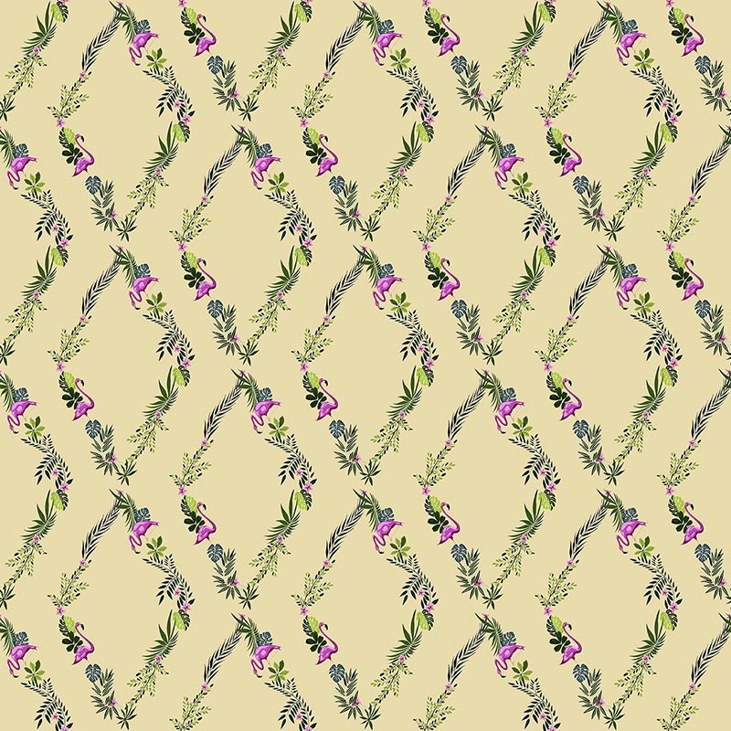 La Tapicera Flamingo Road WP172034 Papel pintado ICH