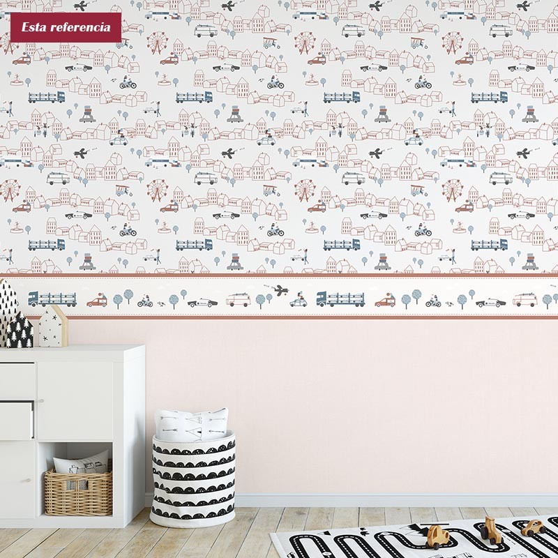 Papel Decorativo Infantil Noa de ICH 7002-3