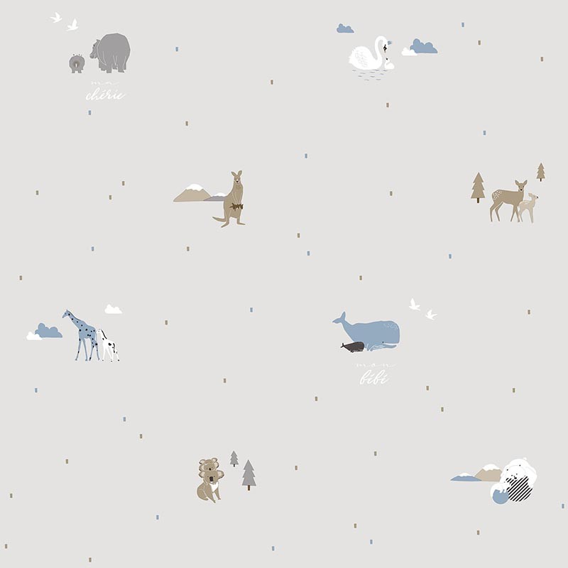 Papel Decorativo Infantil Noa de ICH 7004-2