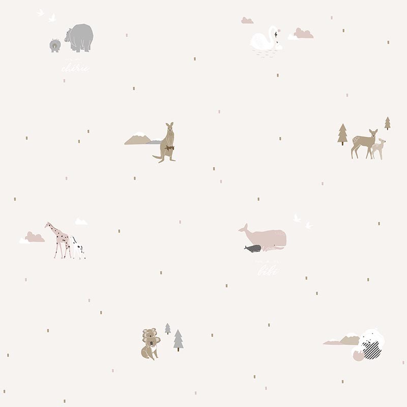 Papel Decorativo Infantil Noa de ICH 7004-3
