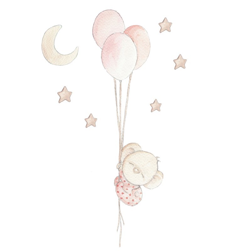 Vinilo Sueños de Cigüeña Stories Balloon Girl SDC-VIN-BEAR-004