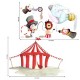 Vinilo Sueños de Cigüeña Colorín Colorado Circus XL SDC-VIN-CIR-001