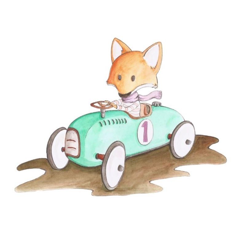 Vinilo Sueños de Cigüeña Colorín Colorado Foxy Fox SDC-VIN-OTW-003