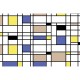Panorama Mondrian V128-3 Papel pintado ICH