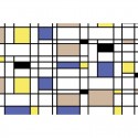Panorama Mondrian V128-3 Papel pintado ICH