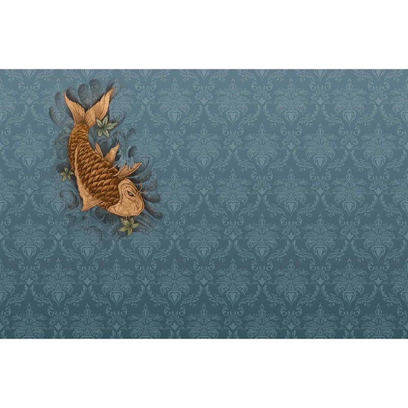 Panorama Koi Fish V119-2 Papel pintado ICH