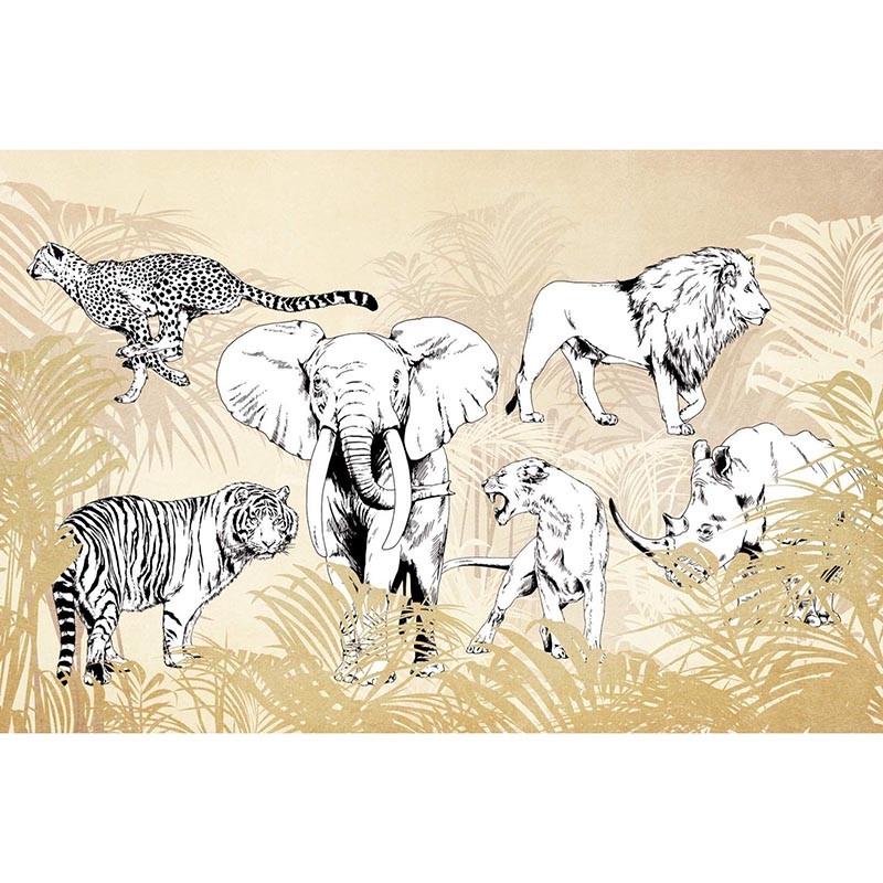 Panorama Wildlife V102-3 Papel pintado ICH