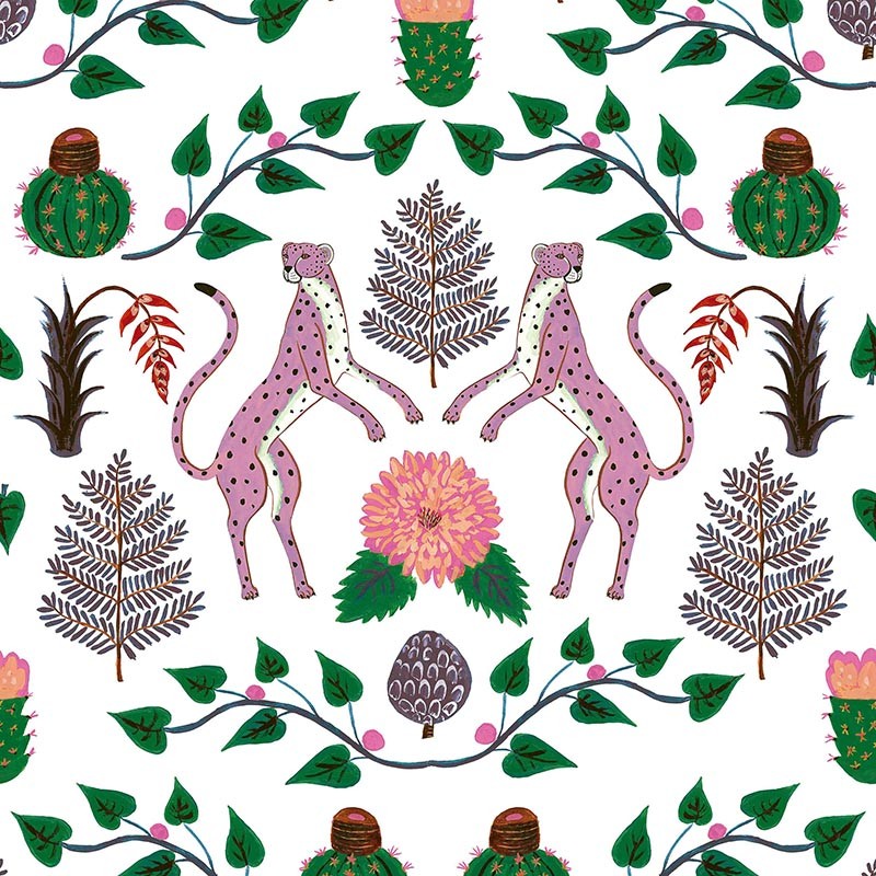 Papel Pintado Coordonné Anima Cheetahs Amarillo 5900045