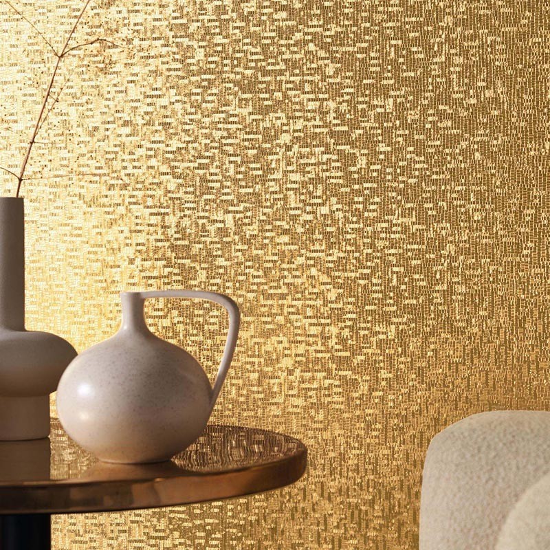 Papel pintado de Casamance Textures Métalliques Pyrite 75750304
