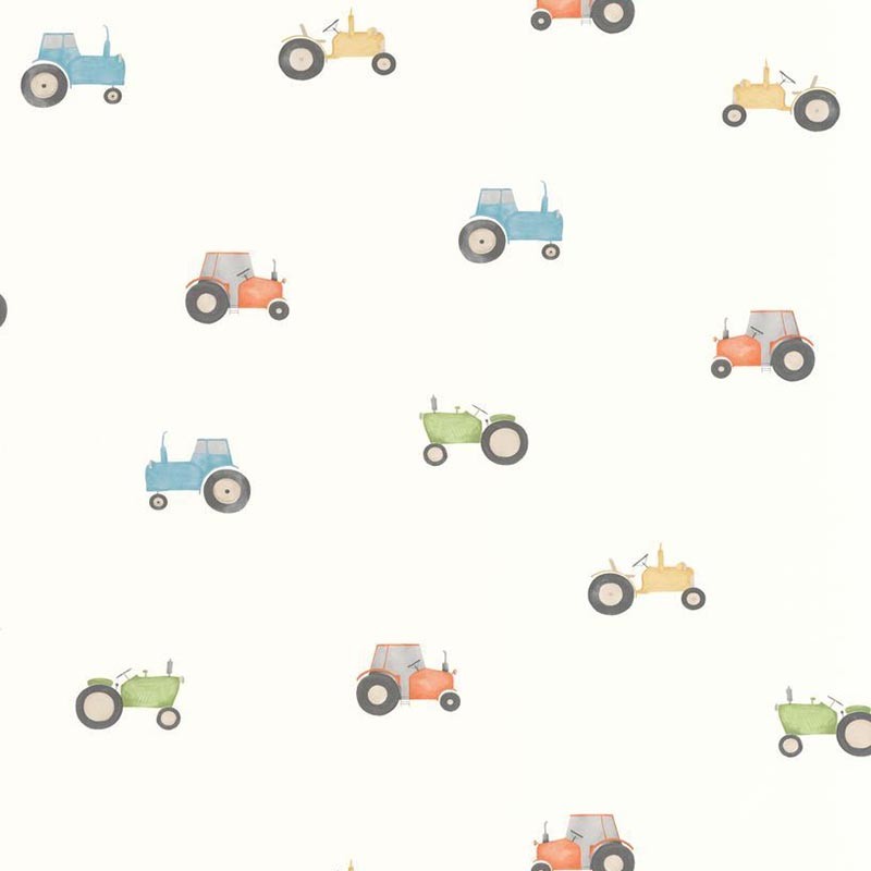 Papel Pintado Casadeco Once Upon a Time Vintage Tractor OUAT88368726