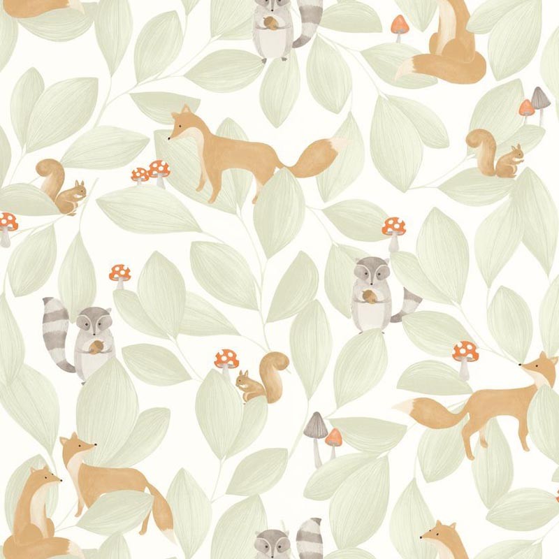 Papel Pintado Casadeco Once Upon a Time Woodland Friends OUAT88277253