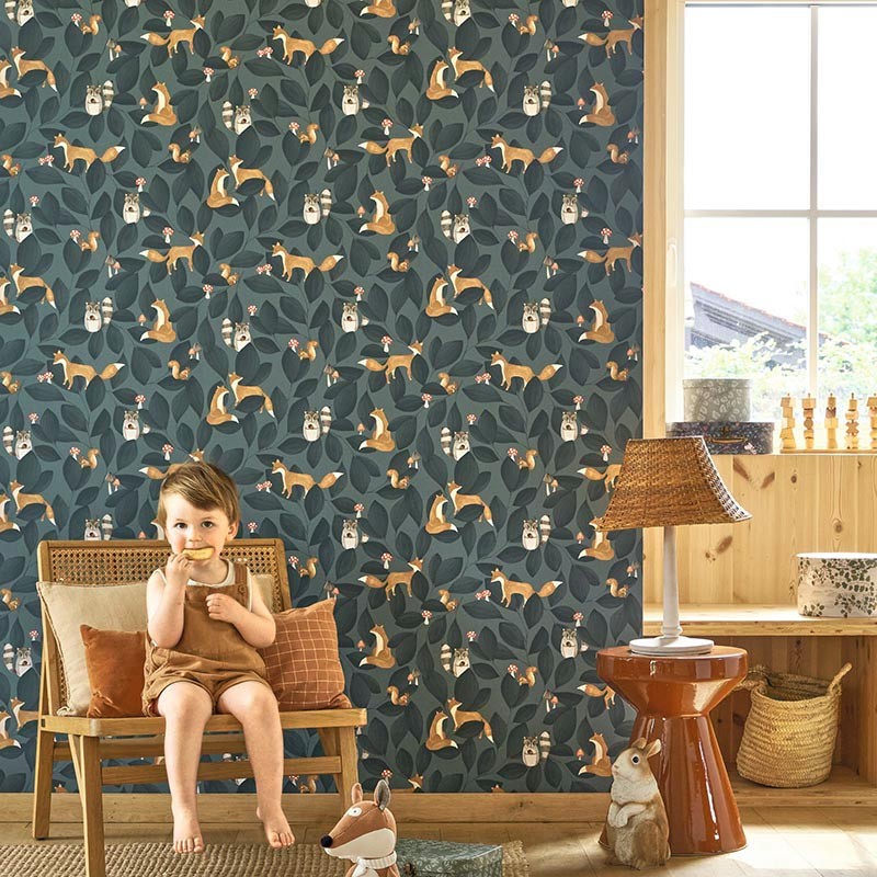Papel Pintado Casadeco Once Upon a Time Woodland Friends OUAT88276815