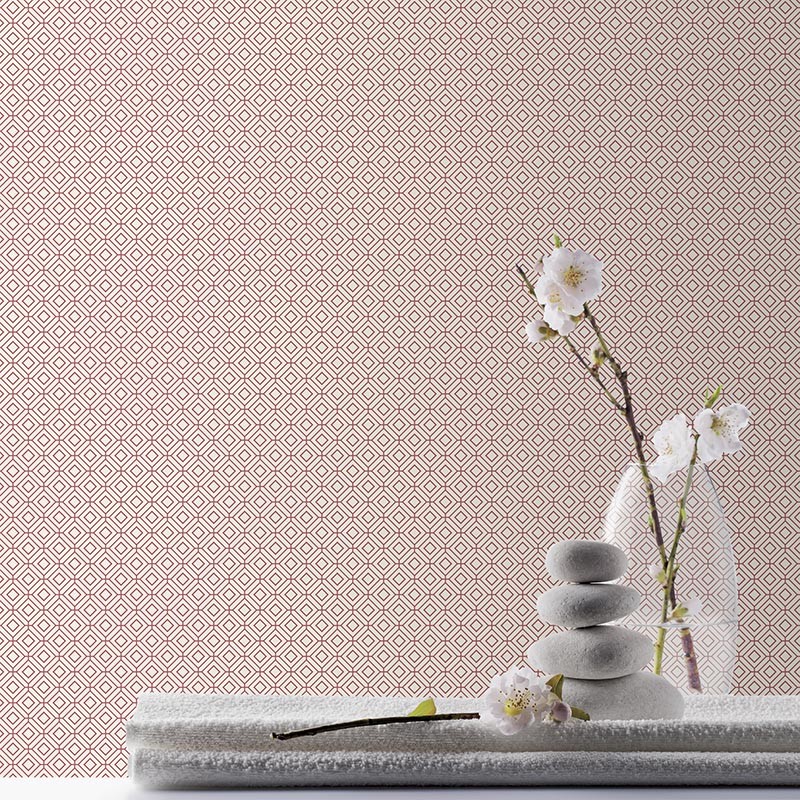 Papel pintado ICH Small Prints Diamond Grid G56652
