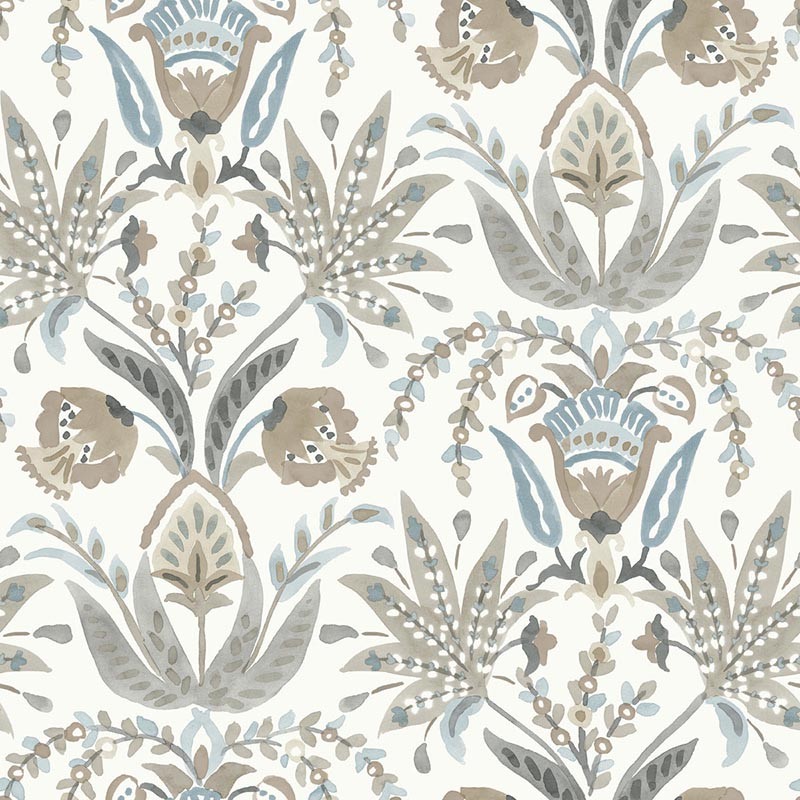 Papel pintado York Mediterranean Seaside Jacobean MN1915