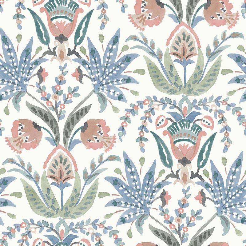 Papel pintado York Mediterranean Seaside Jacobean MN1912