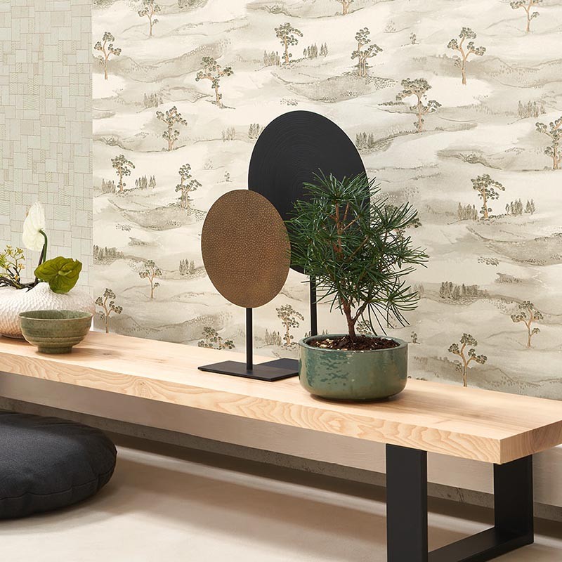 Papel  pintado Casadeco Kyoto Mokuso KYTO88747199