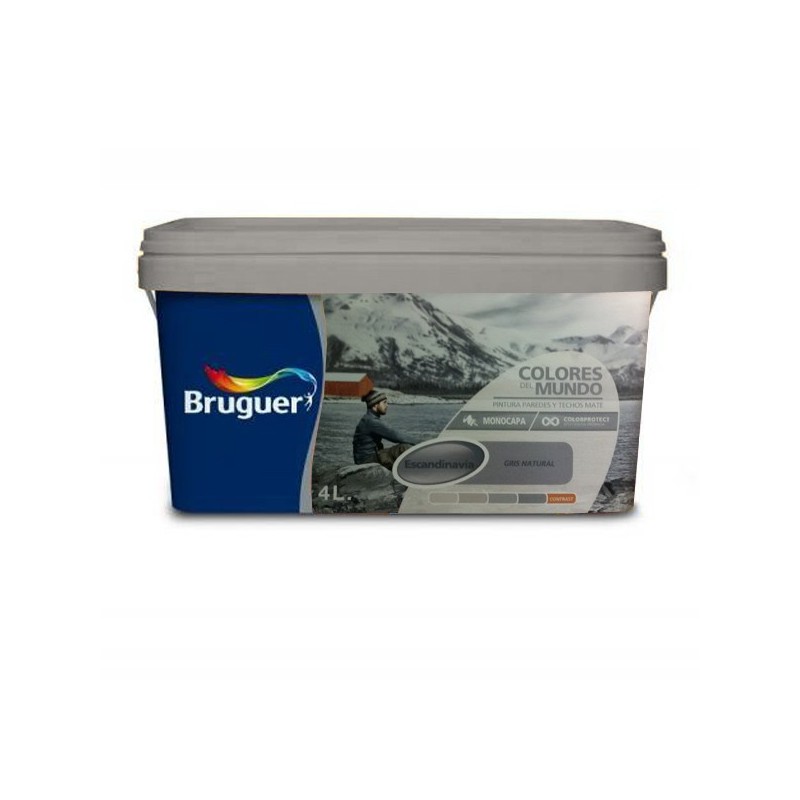 Pinturas Bruguer Colores del Mundo Escandinavia Matiz de Gris