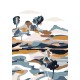 Mural decorativo Casamance L'Île aux Oiseaux Le Bassin 75933670