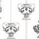 Papel pintado Ybarra & Serret Petra Ánforas Onix YSP0322