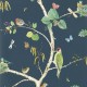 Papel pintado Sanderson Arboretum Woodland Chorus Charcoal 217231